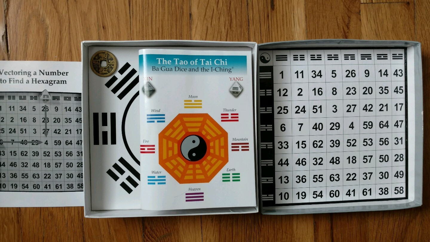 I Ching Ba Gua Oracle Of Change Kit with Yin and Yang Dice