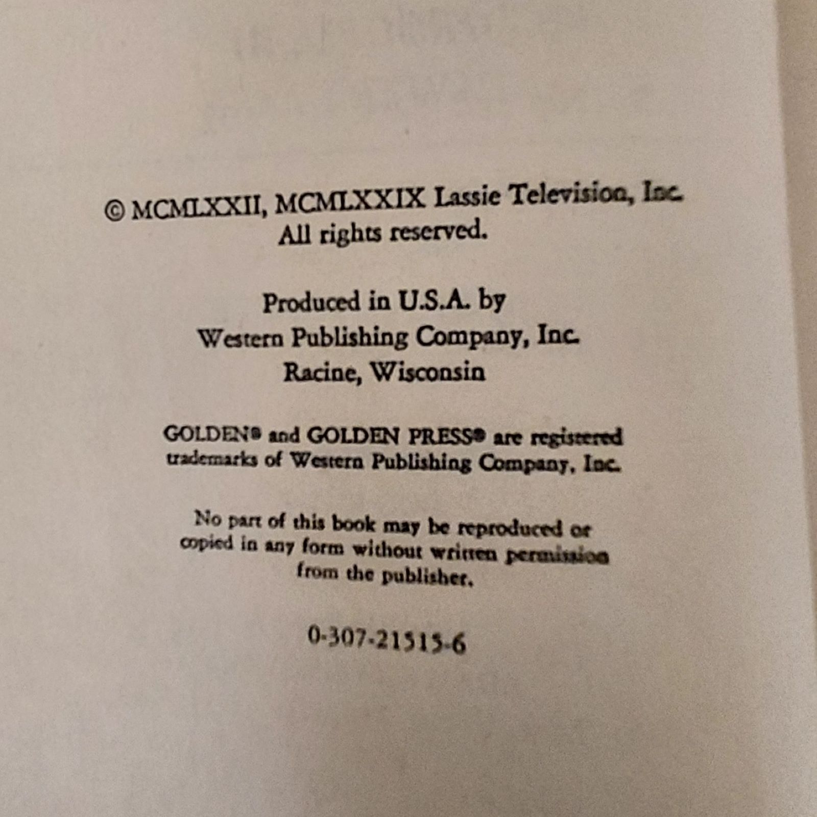 Vintage Lassie Trouble at Panter’s Lake 1982 Hooray for Lassie 1964 First Editio