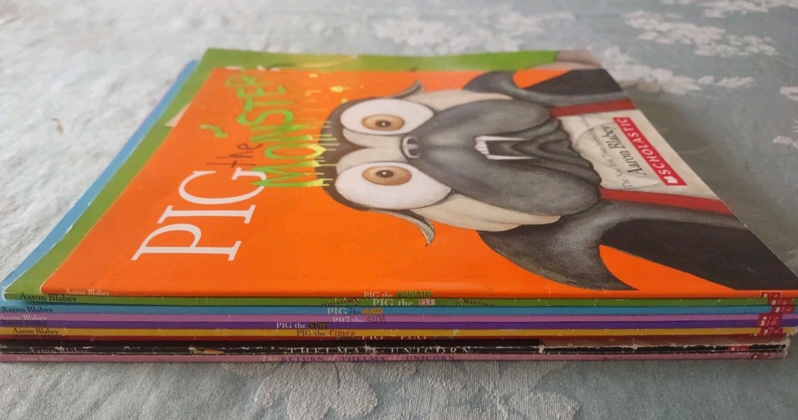 Lot Of 9 Aaron Blabey PB Picture Books Pig the Pug Thelma the Unicorn