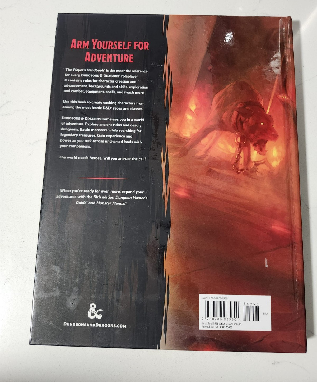 Player’s Handbook (Dungeons & Dragons) – Hardcover By Wizards RPG Team – EUC 1st