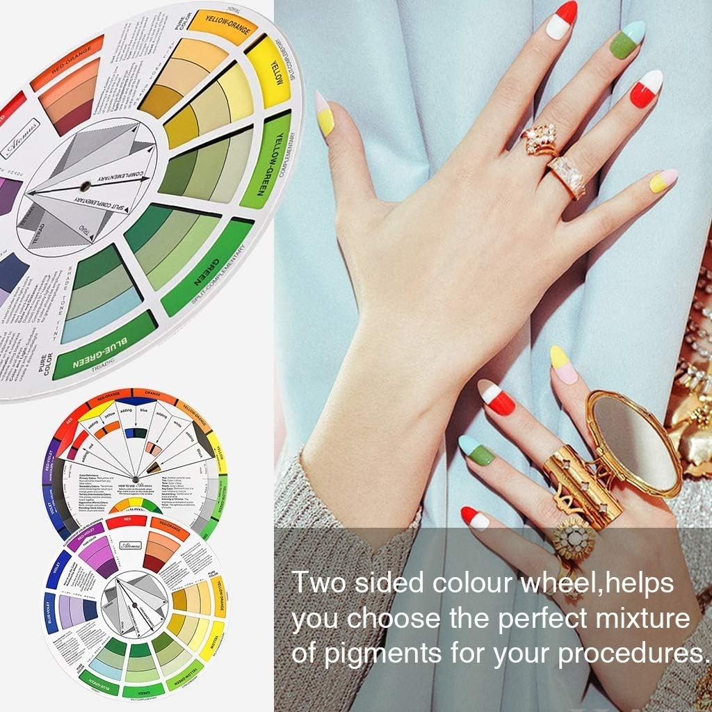 9.25-Inch Color Mixing Blending Wheel – Perfect for Makeup and Tattoo Artists