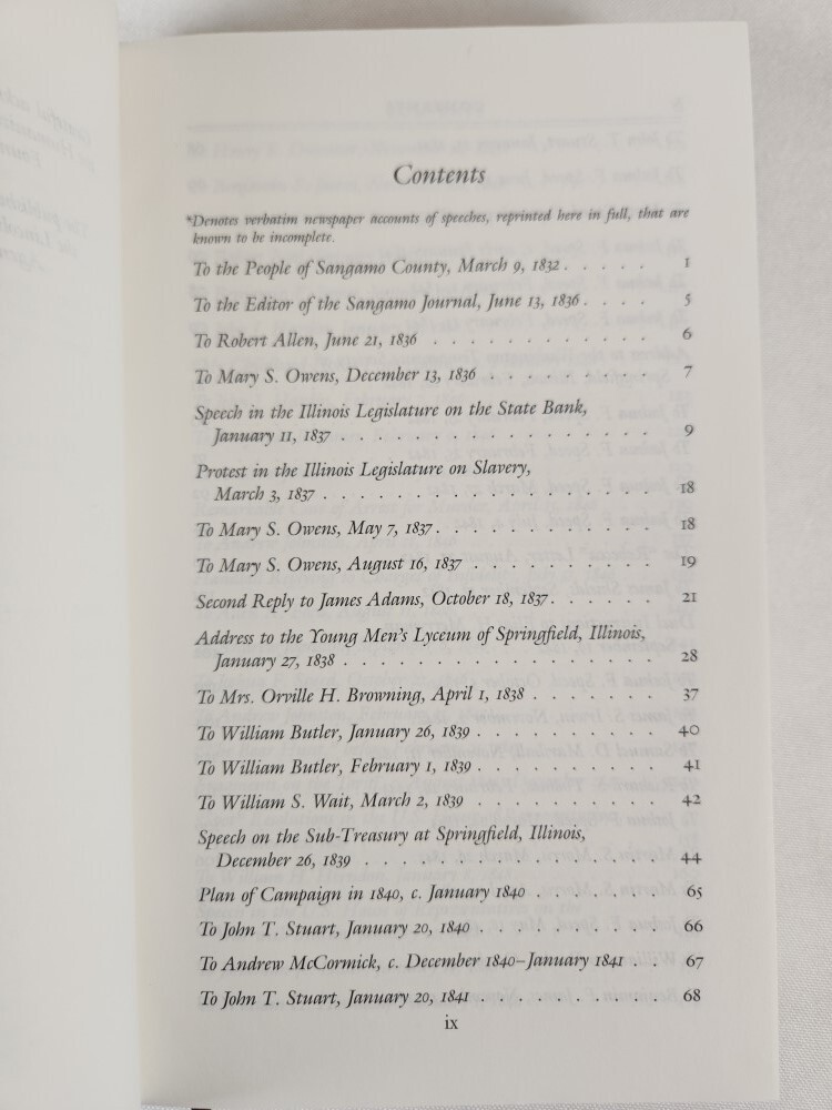 Lincoln 2 Vol Set: Speeches, Letters, Miscellaneous Writings The Lincoln-Douglas