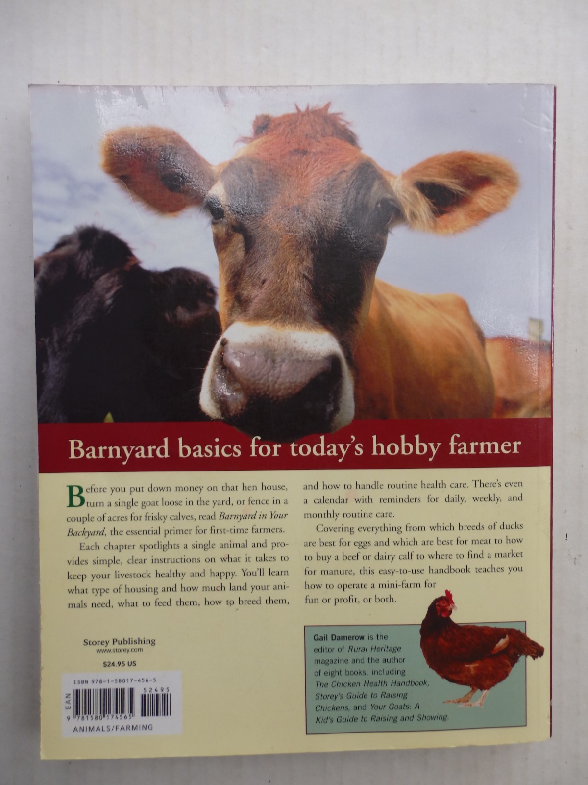 Barnyard in Your Backyard; Raising Chickens, Ducks, Rabbits, Goats+ 2002 SC