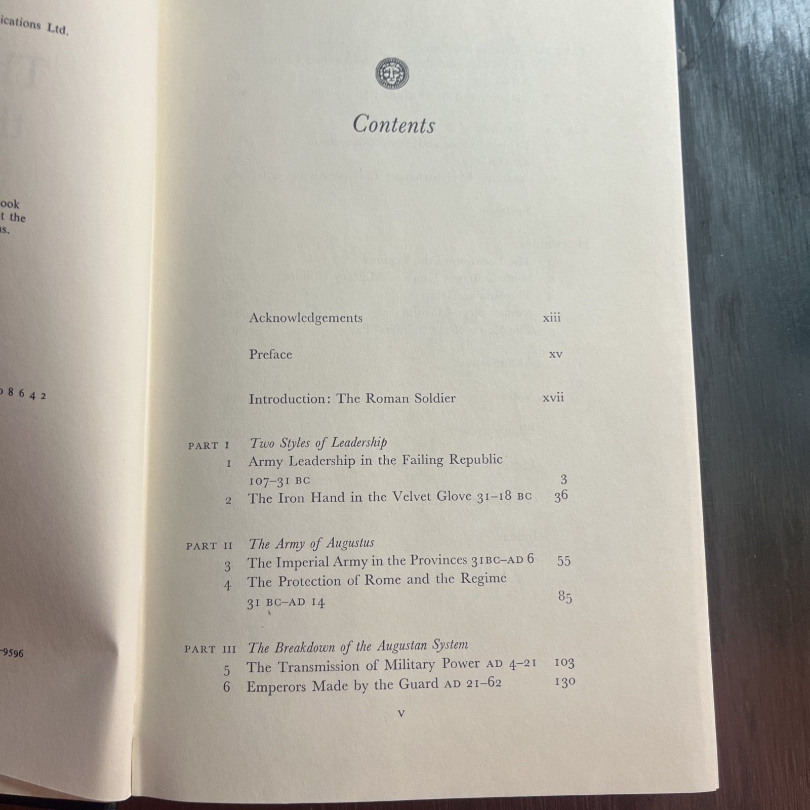 The Army of the Caesars Hardcover Michael Grant