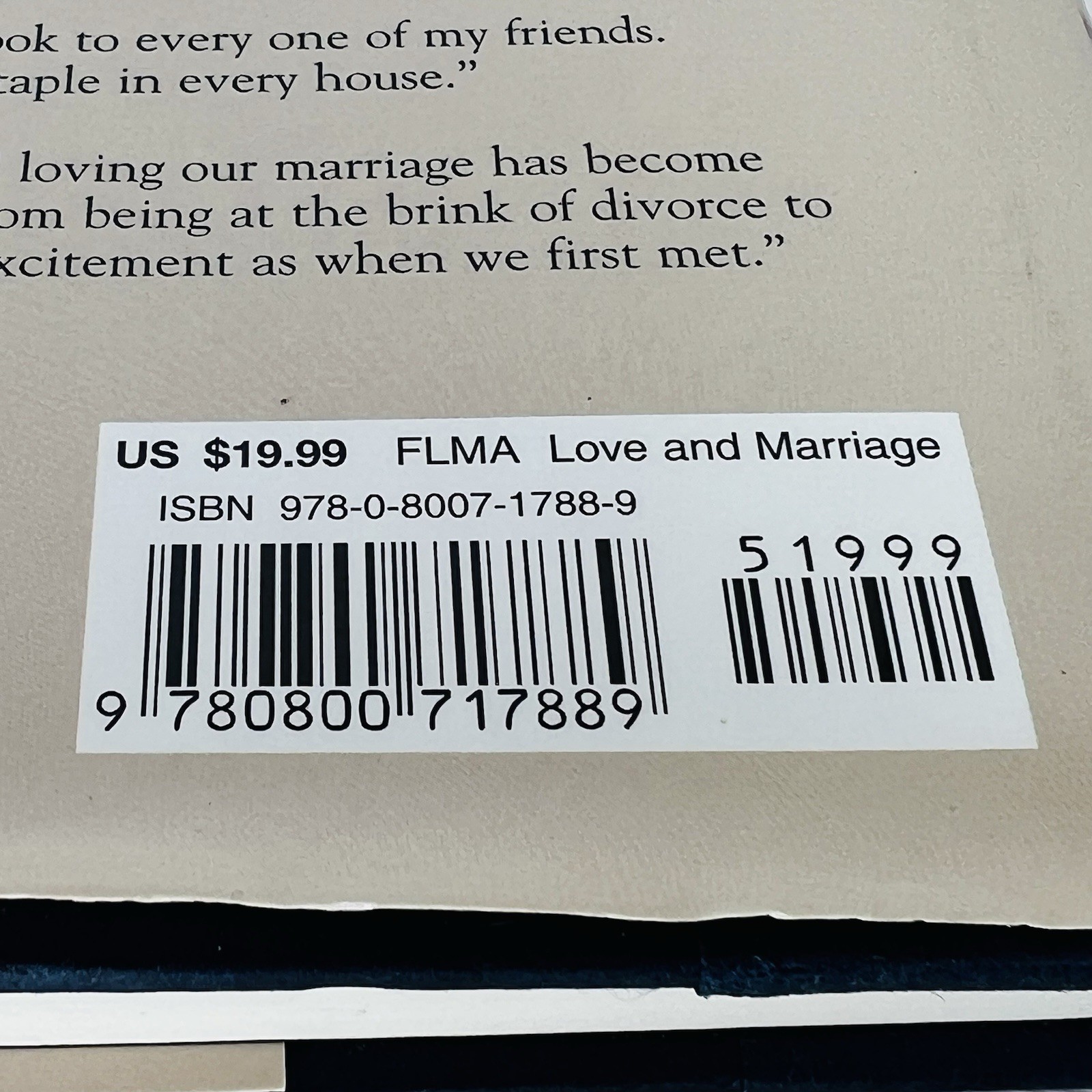 His Needs Her Needs : Building an Affair-Proof Marriage -Willard F. Harley Book