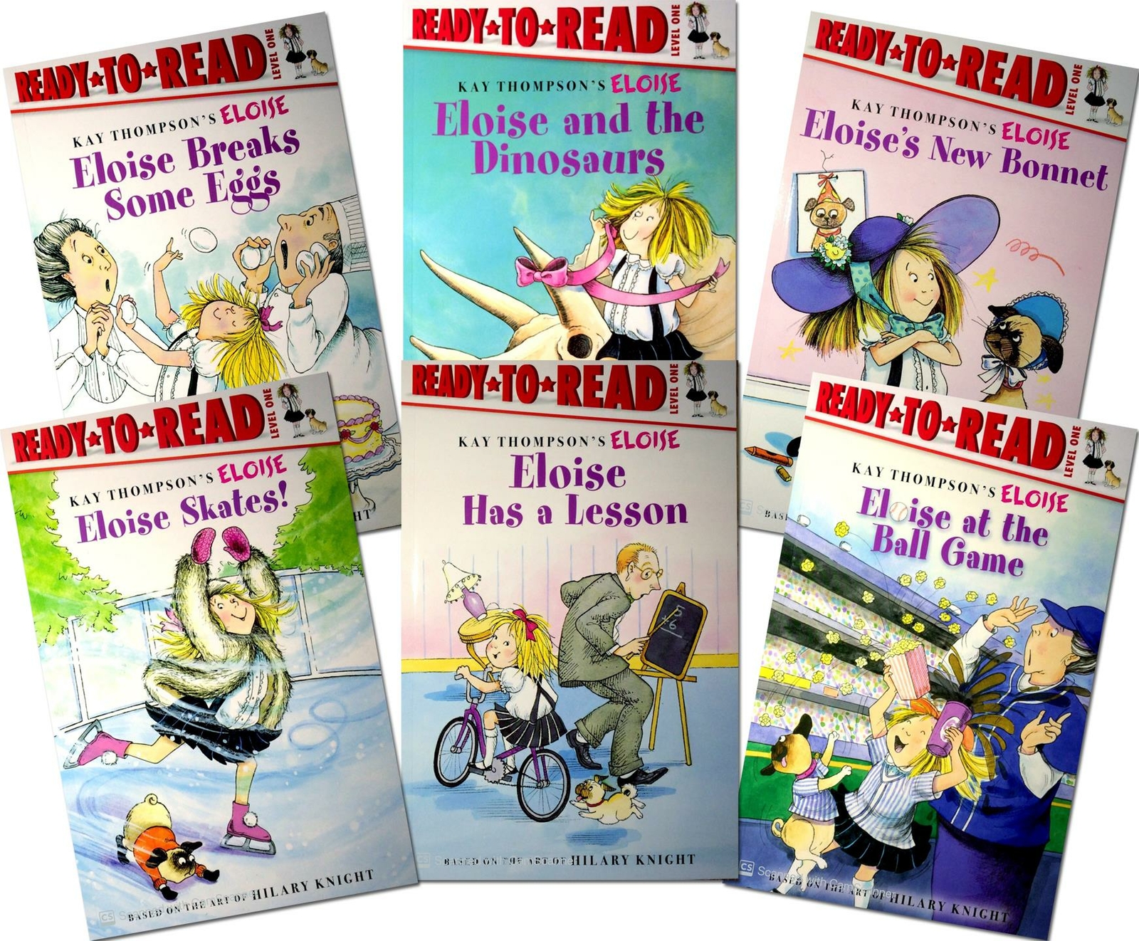 New ELOISE Set of 6 Books Ready to Read Series Level 1 Value Pack 2 Kay Thompson