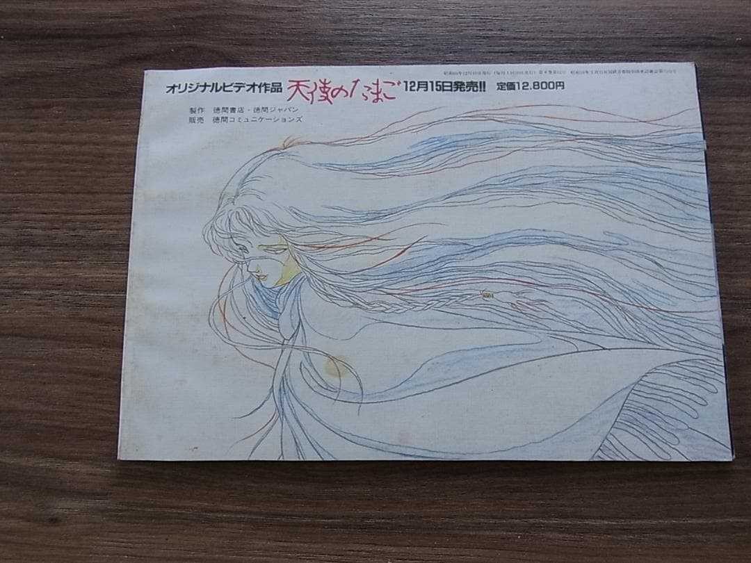 Angel’s Egg Tenshi no Tamago Guide Book 1987 Japanese Anime Yoshitaka Amano