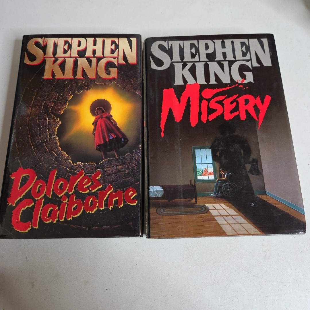 Stephen King 10 book lot Hardcover Misery Dark Half Tommyknockers Thinner More