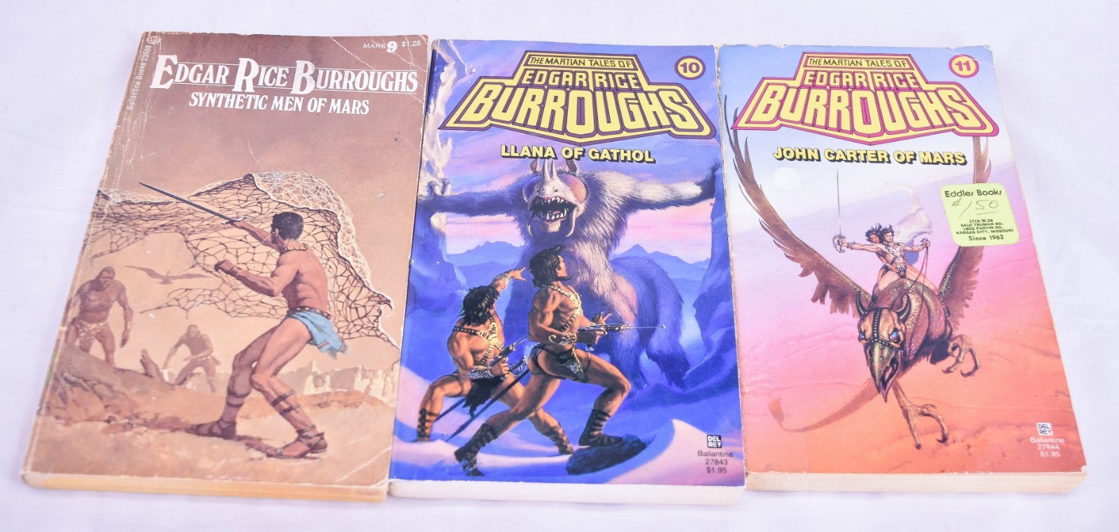 The Martian Tales of Edgar Rice Burroughs Barsoom Complete Set 1-11