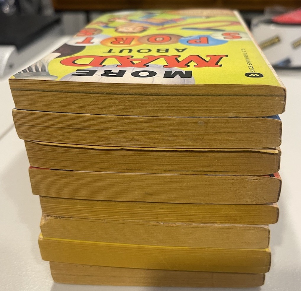 MAD Magazine Lot 8 Vintage Paperback Books Howling Mad About Mad Mixed VTG