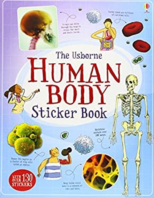 Human Body Sticker Book Paperback Alex Frith