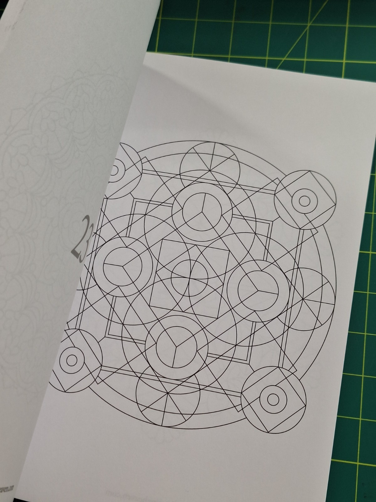 Colouring Heaven’s Mindful Mandalas · Meditative Geometry · 24 Designs