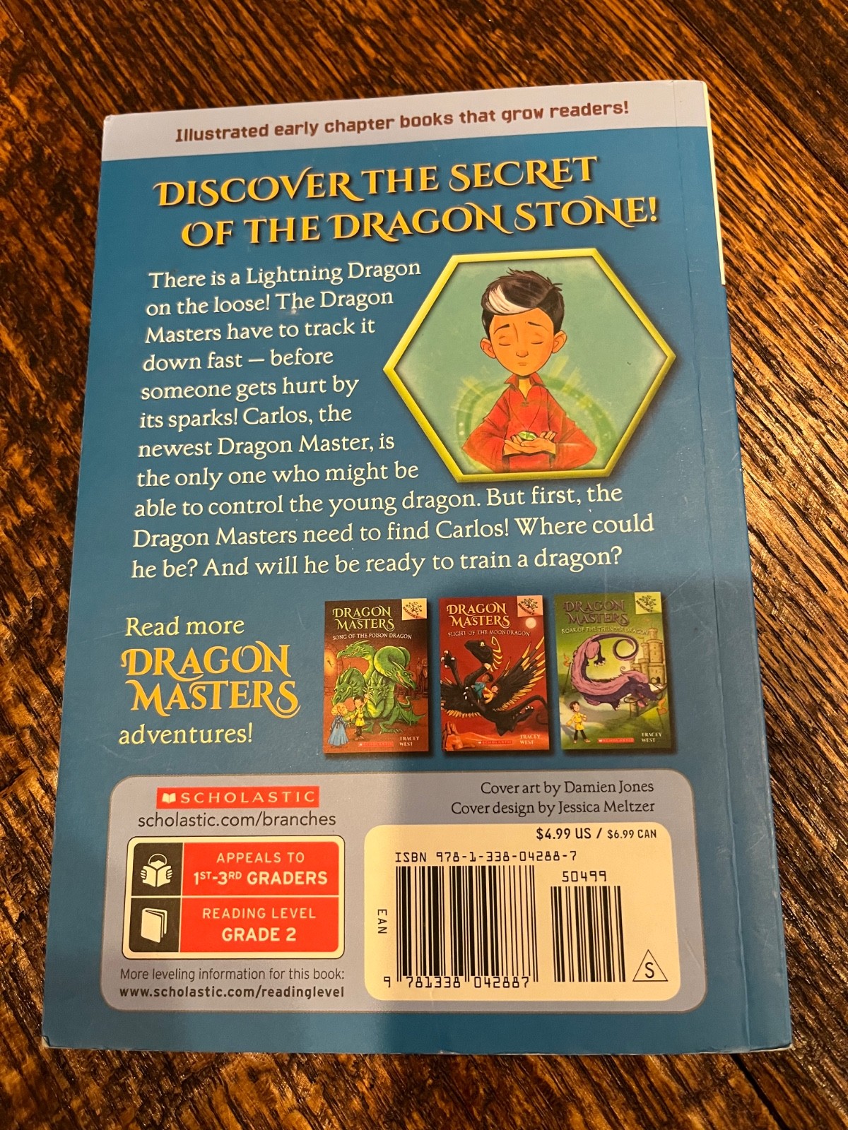 Dragon Masters Books 5-8 Scholastic Fantasy Adventure Paperback Set
