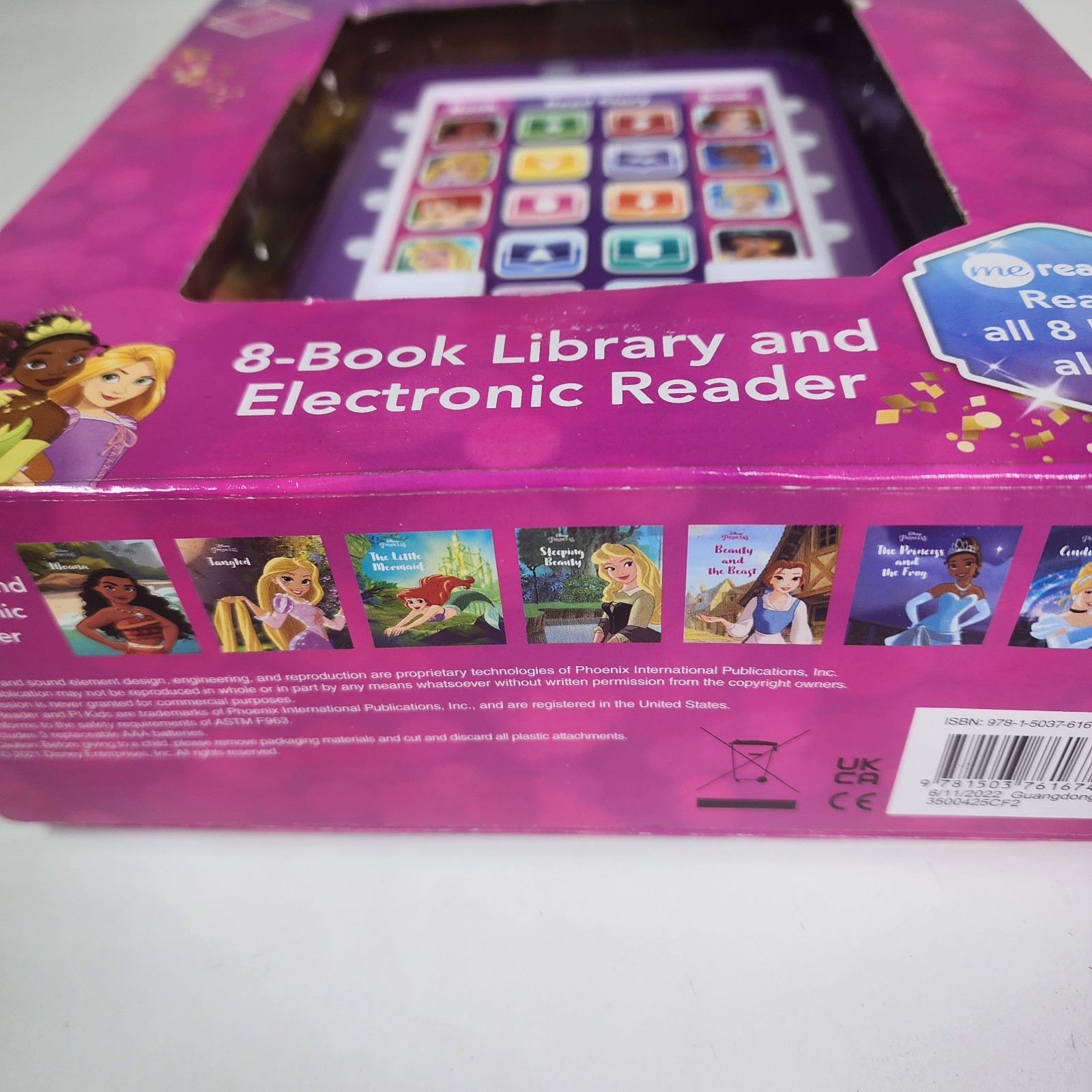 Disney Princess Me Reader 8-Book Library Electronic Reader Pi Kids Read Aloud