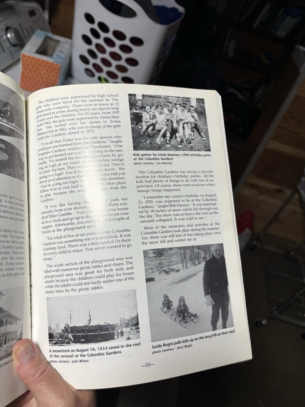 Butte’s Pride – The Columbia Gardens by Pat Kearney Signed By Author
