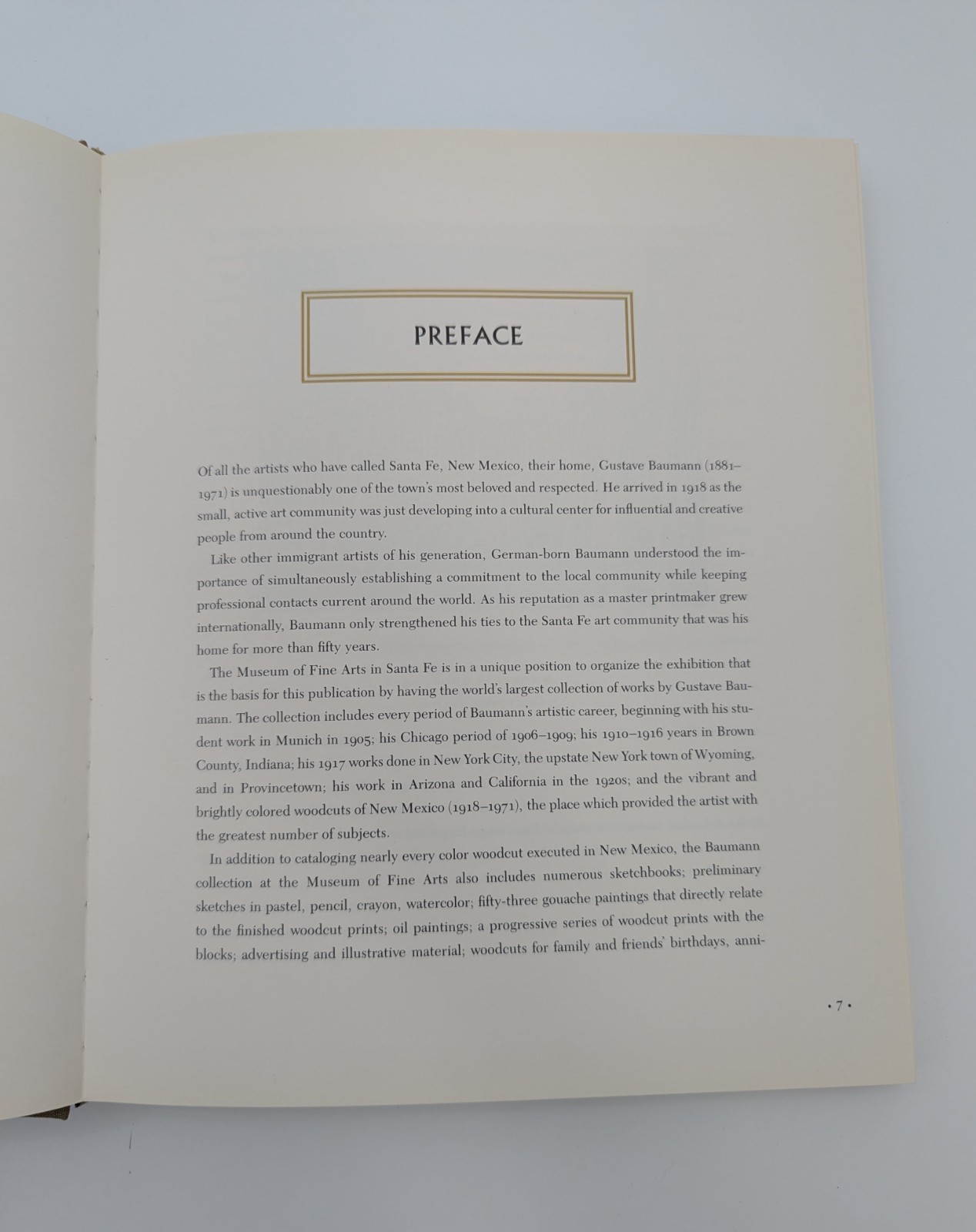 Gustave Baumann Nearer to Art Hardcover Book (1993)
