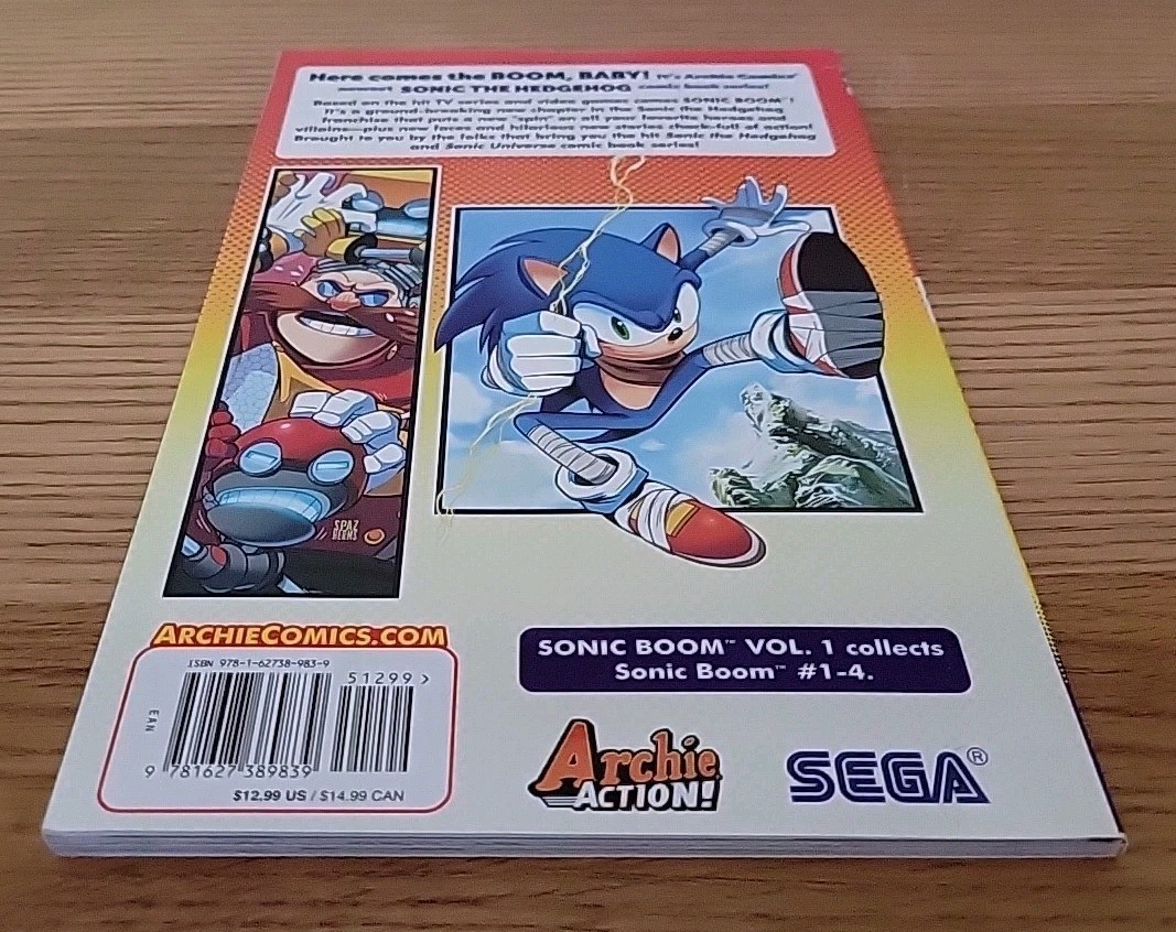 Sonic Boom Vol. 1: The Big Boom – Sonic Scribes 2016 – NEW – ISBN 9781627389839