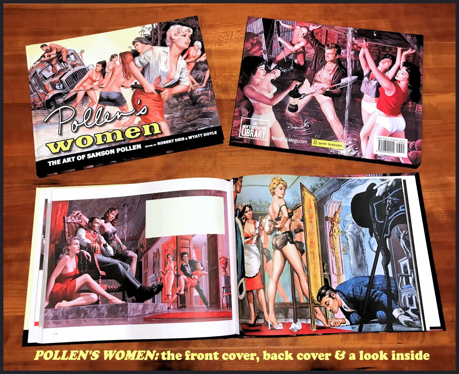 POLLEN’S WOMEN: THE ART OF SAMSON POLLEN – a full color, hardcover pulp art book