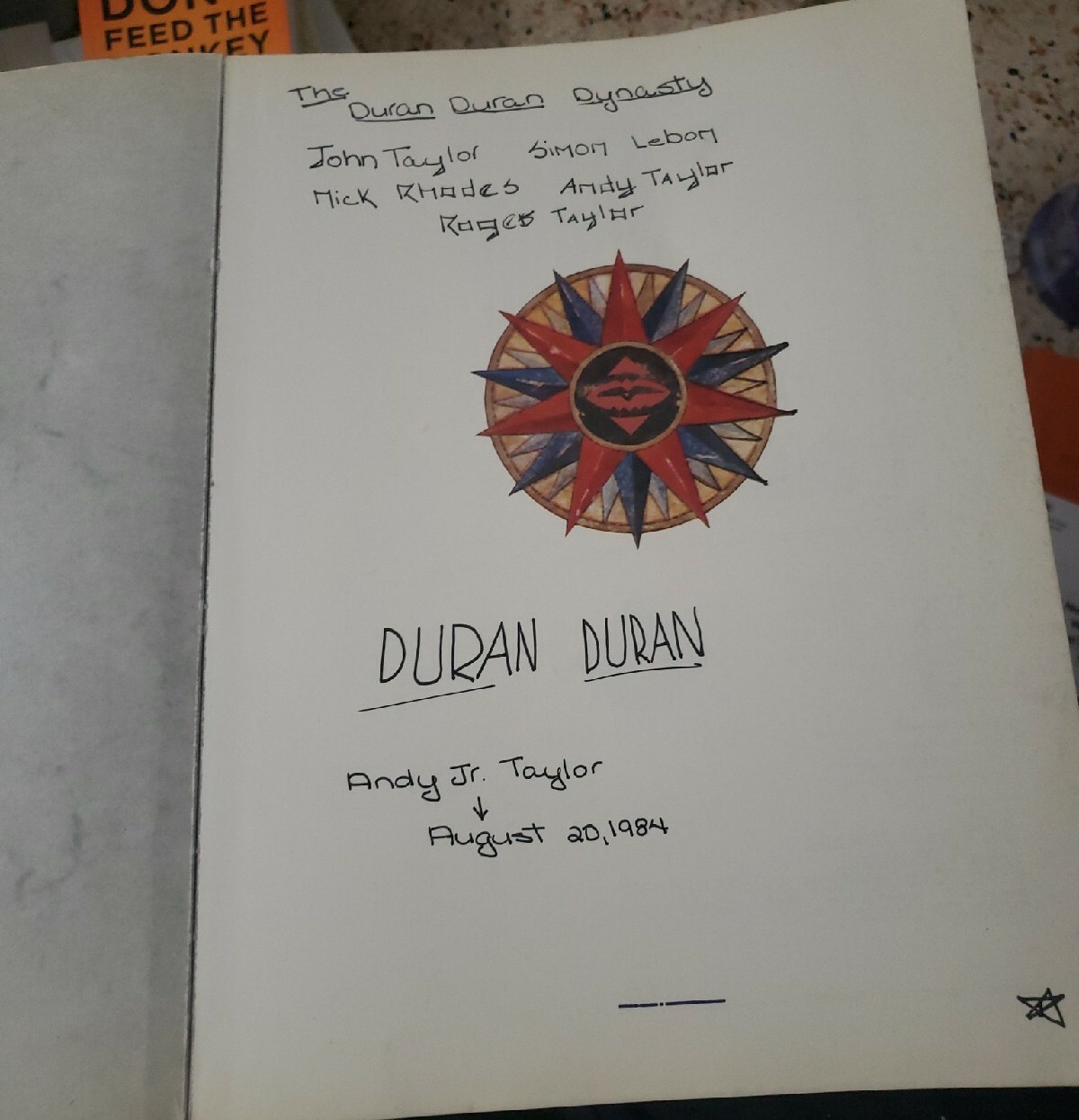 Duran Duran The Book of Words Original 1984 US Printing Nick Rhodes New Wave