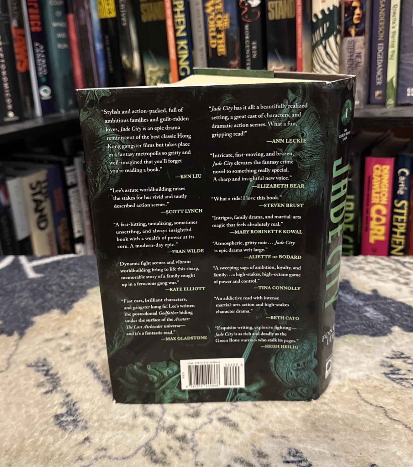 Jade City – Fonda Lee (Hardcover) True First Edition/Print, 1st/1st, $26.00, G