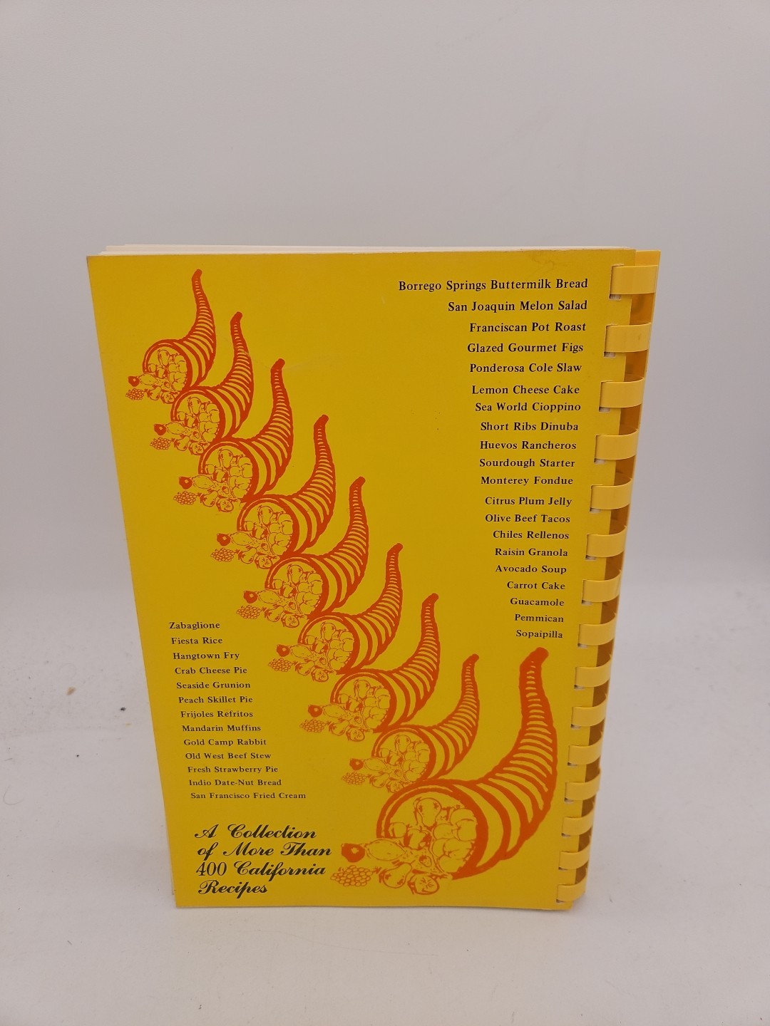 California Favorites Cook Book 400 Recipes Al Mildred Fischer 1979 Spiral VG A1