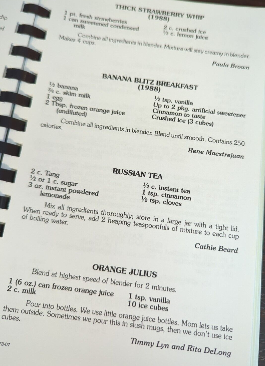 Partyline #3 Cookbook, Jackson Mountain Community, 1981, Community Cookbook
