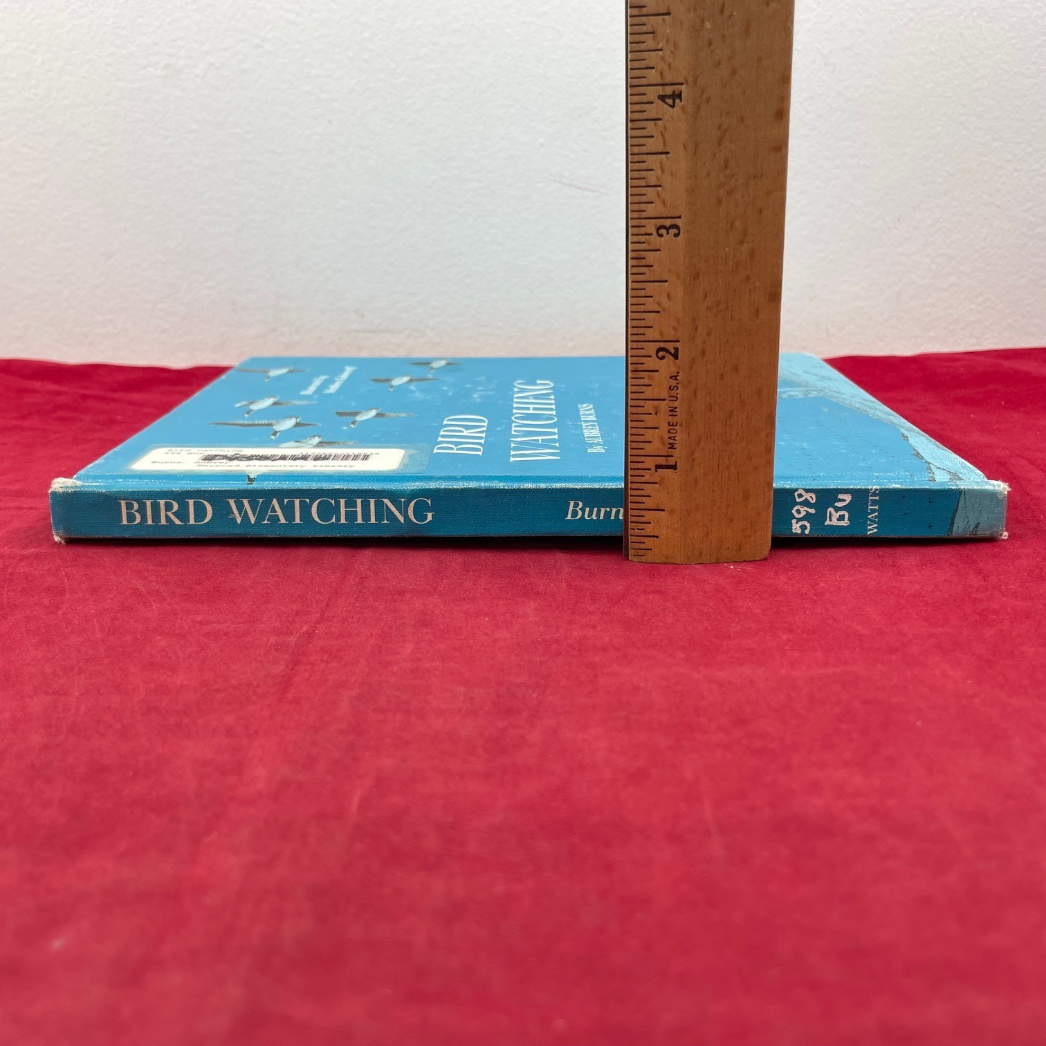 Vintage 1968 Bird Watching Aubrey Burns Hardcover Book – Discard