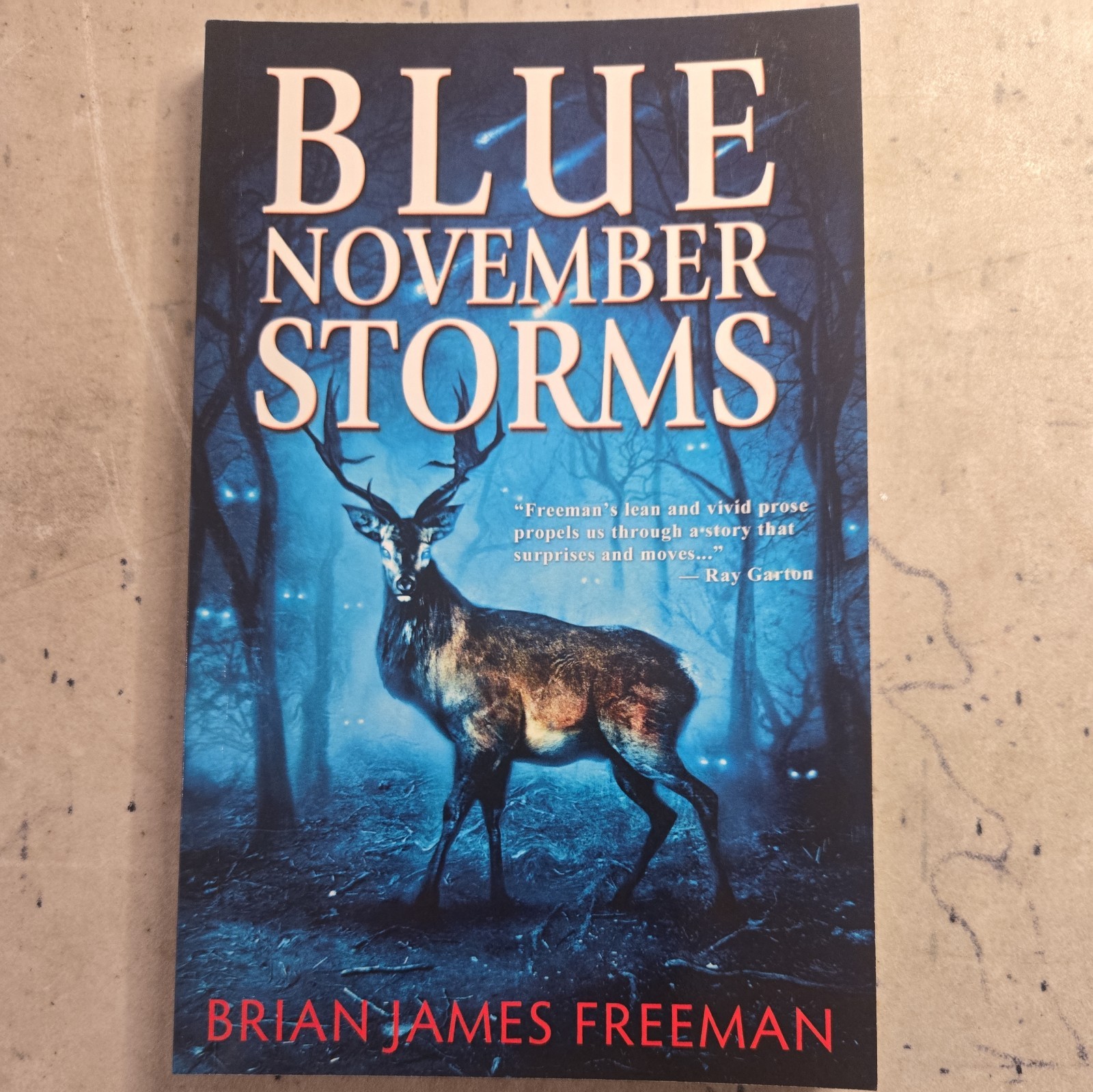 BLUE NOVEMBER STORMS By Brian James Freeman & Glenn Chadbourne