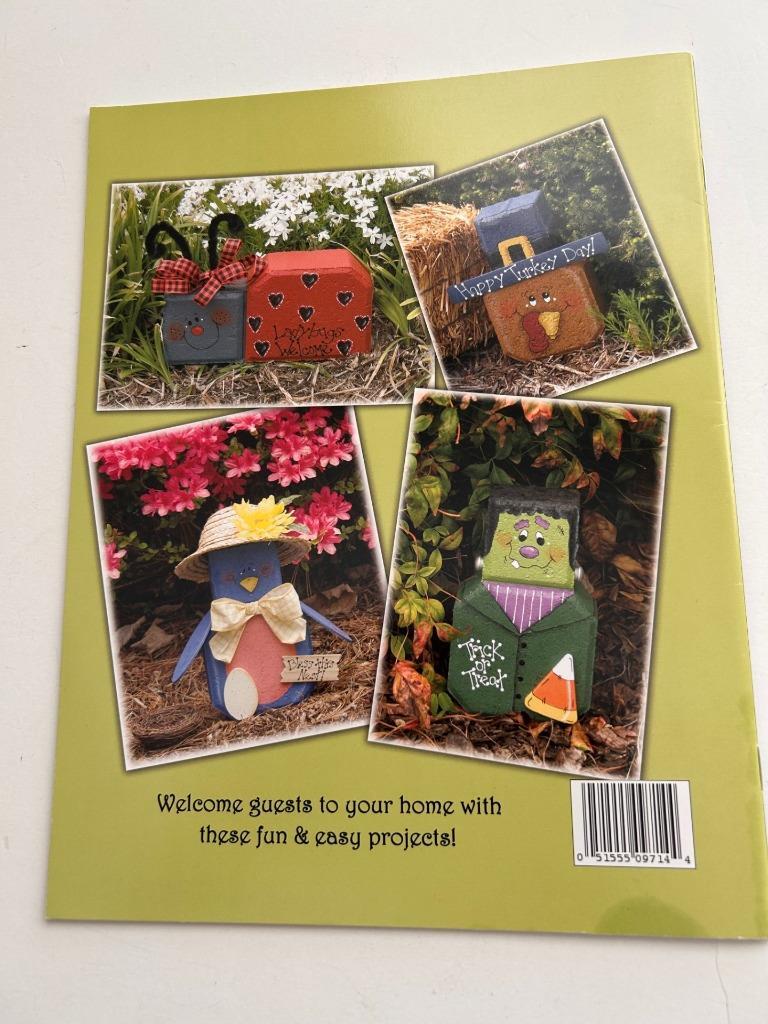Marvelous Jars craft book Karen Popp 35 pages patterns decorative painting