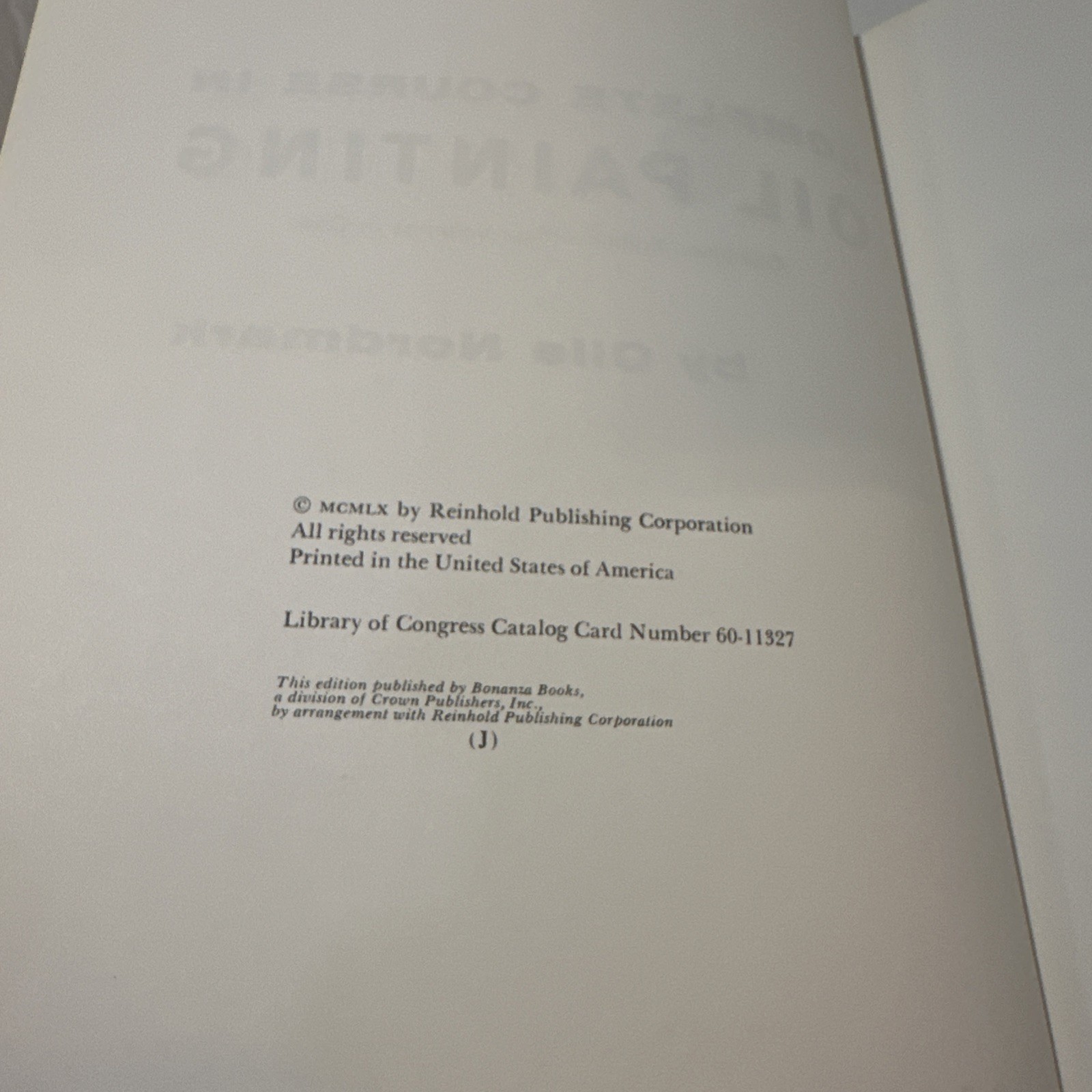 Complete Course in Oil Painting by Olle Nordmark 4 Volumes in 1 (Hardcover 1960)