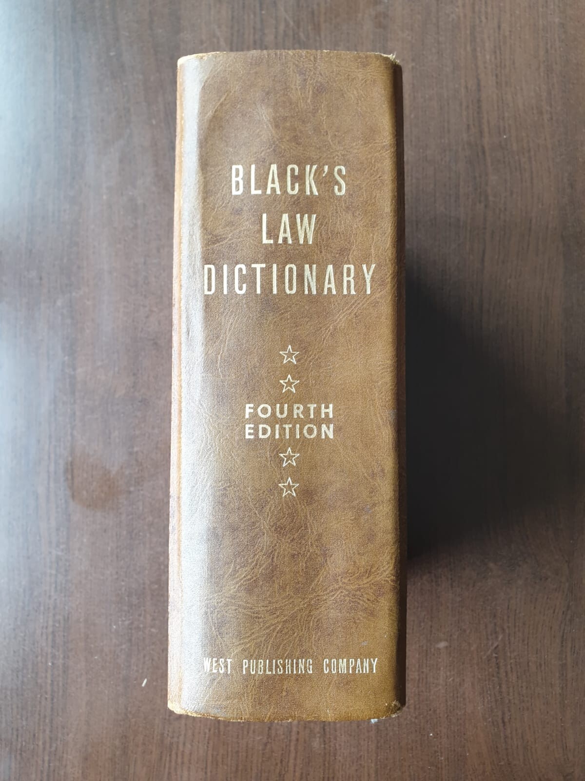 Black’s Law Dictionary Fourth Edition, 4th Edition, Condition 10 / 9.5