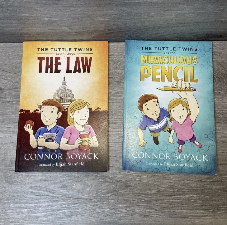 The Tuttle Twins Book Series Connor Boyack Lot 7 Books Homeschool 1-2 5-7 9-10