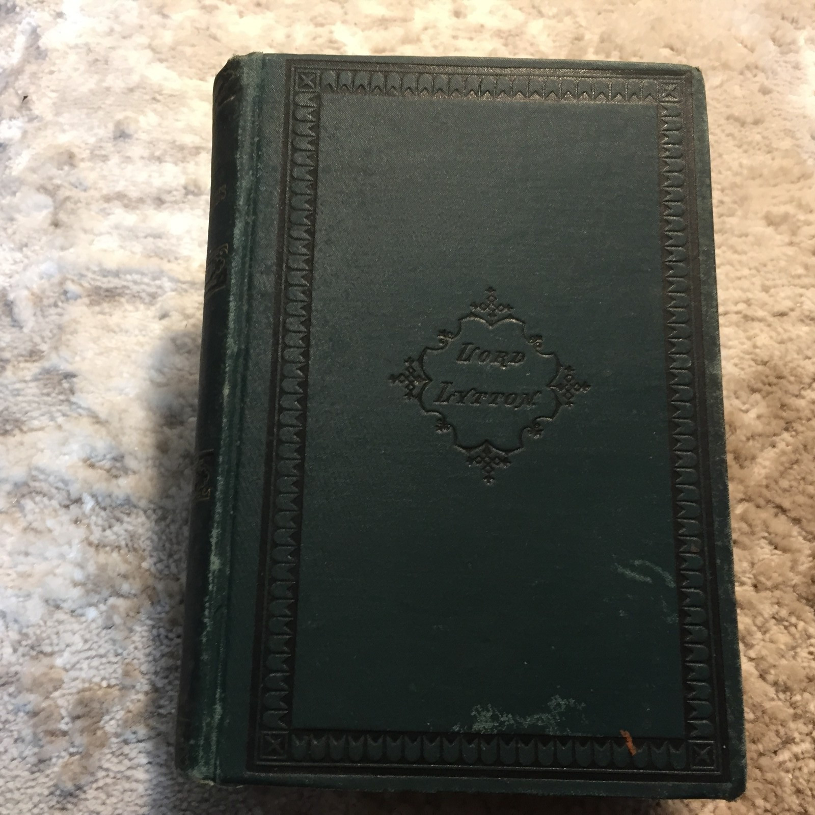 The Last Of The Barons Edward Bulwer-Lytton 1881 J.B. Lippincott Historical Fic