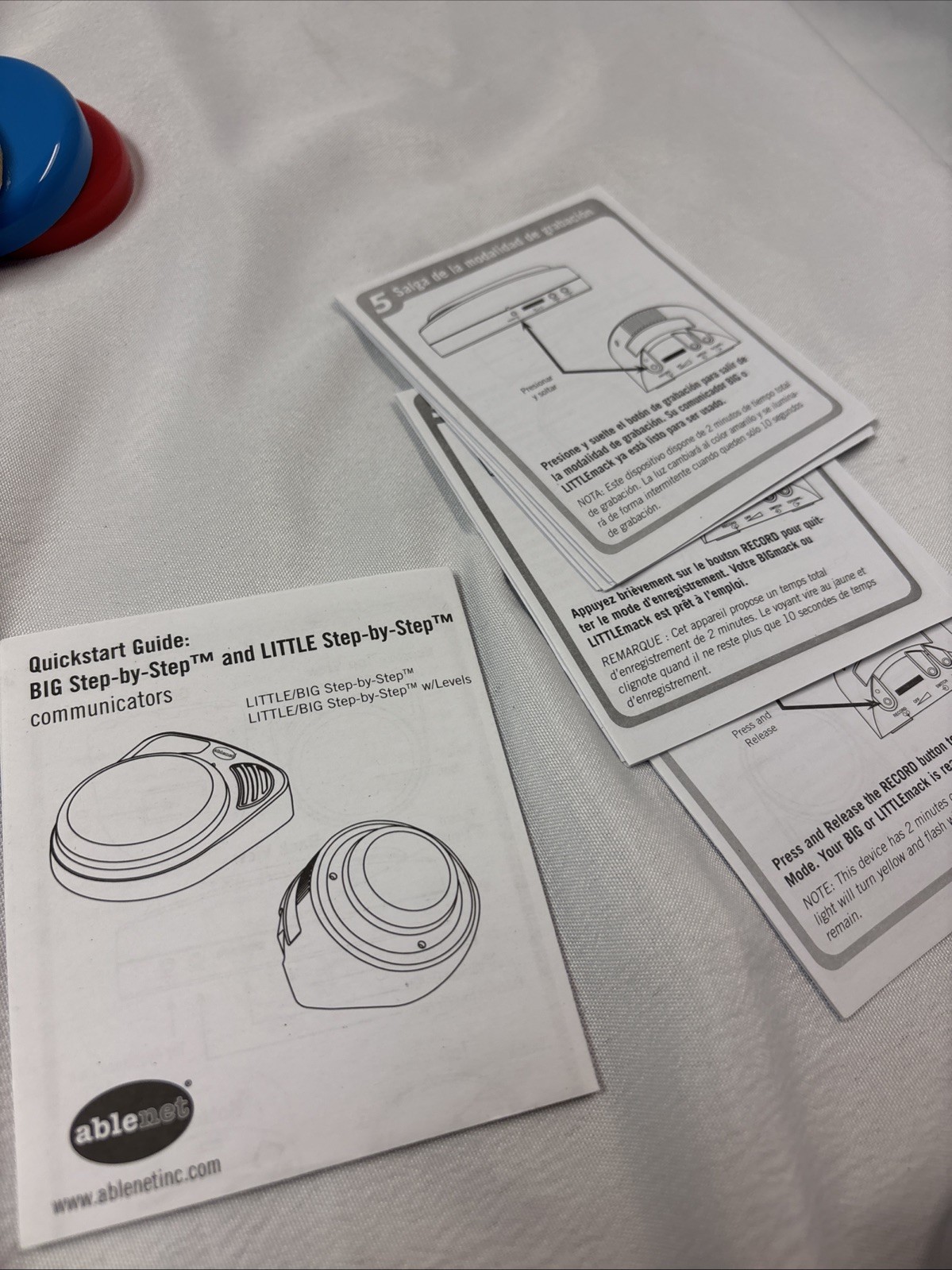 Ablenet Step By Step Communicators Big And Little Brand New Great Value