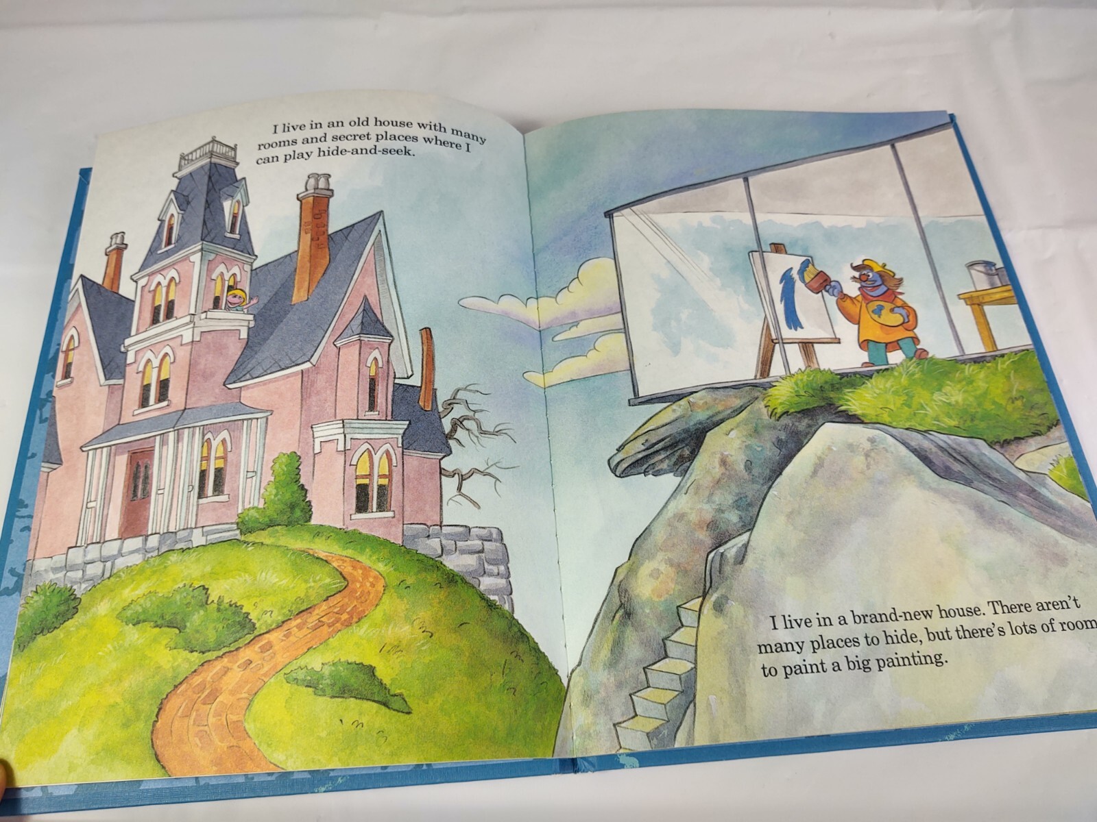 Vintage 1993 There’s No Place Like Home Book Sesame Street Book Club Golden CTW