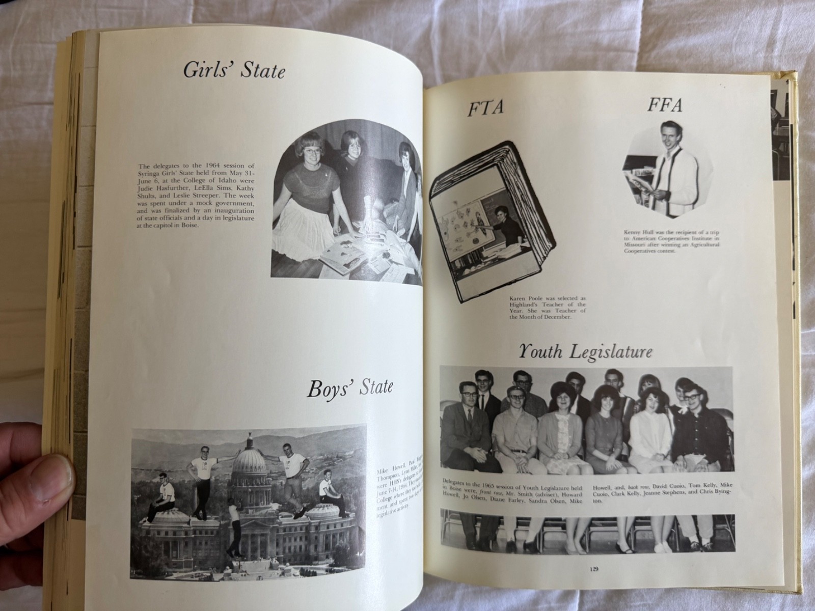 1965 HIGHLAND HIGH SCHOOL POCATELLO IDAHO Yearbook HIGHLANDER