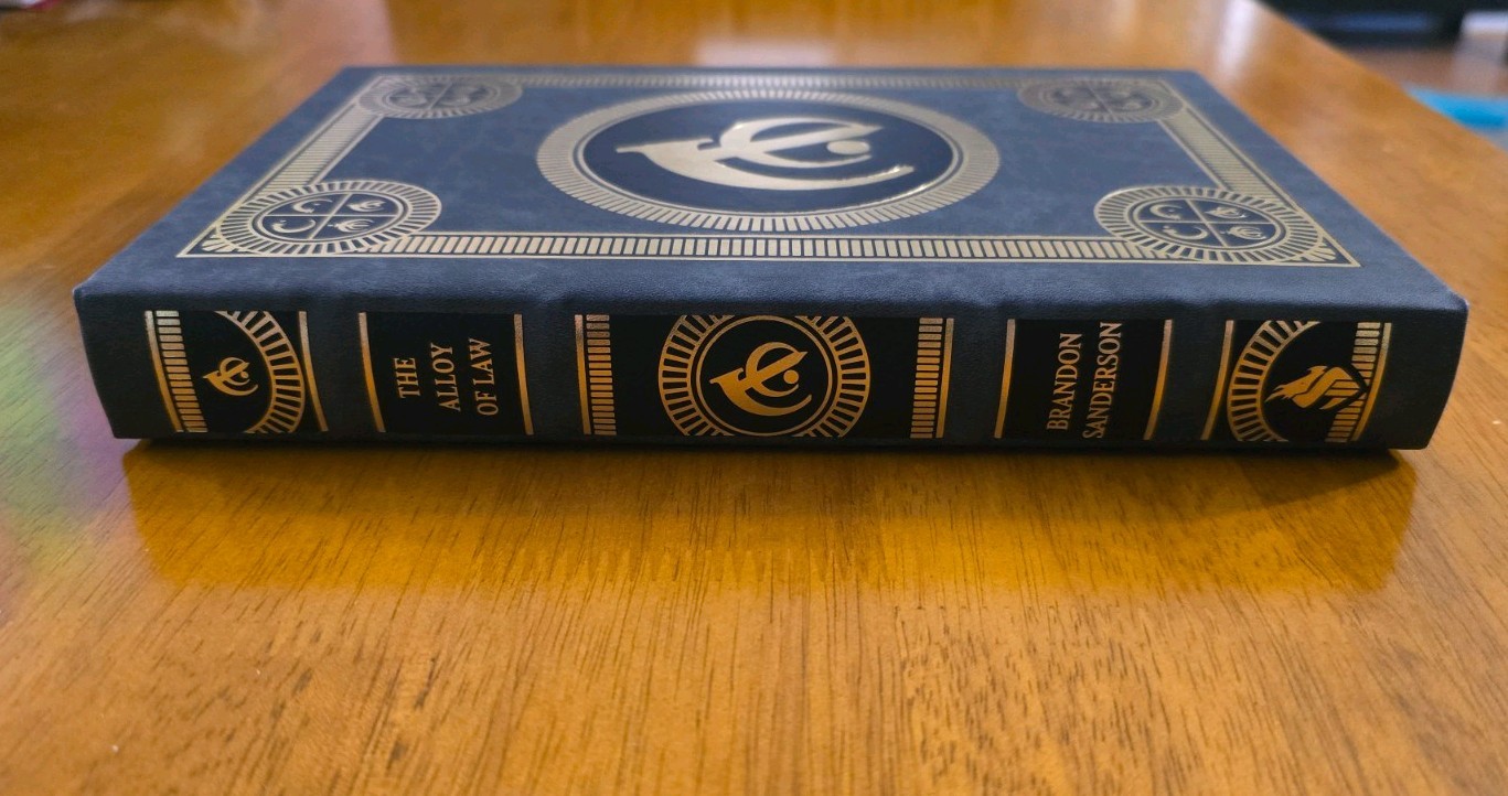 1ST EDITION The Alloy of Law Mistborn 10th Anniversary Leatherbound, Sanderson