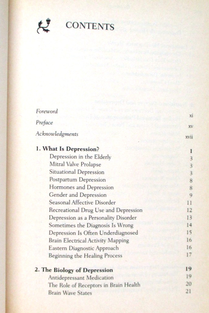 Healing Depression Naturally by Lewis Harrison herbal medicine softcover book