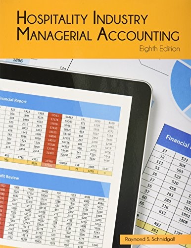 Hospitality Industry Managerial Acc…, Raymond S. Schm