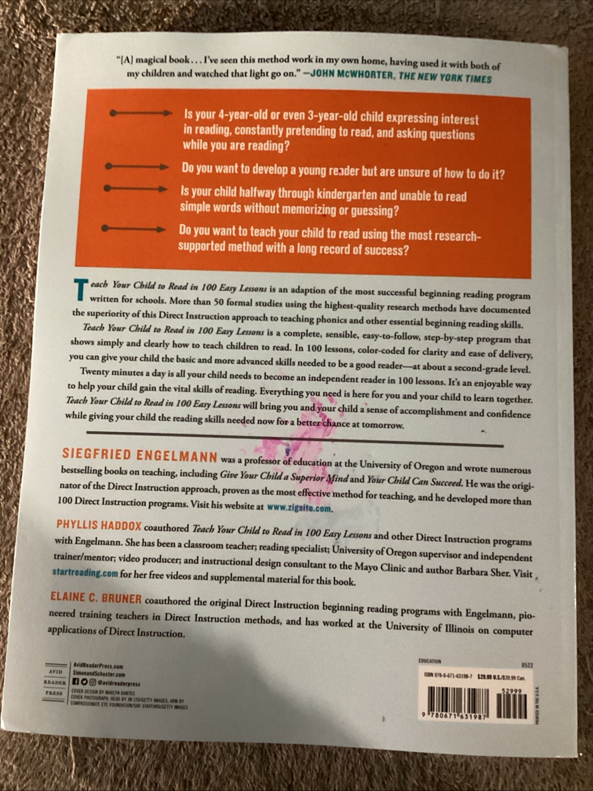 Teach Your Child To Read In 100 Easy Lessons 89A
