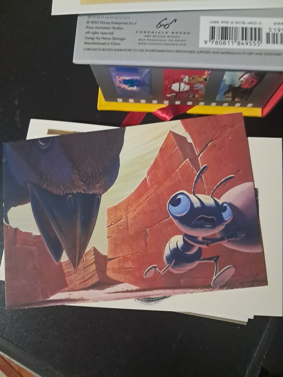 Disney 2005 Art of Pixar Post Cards Clips From Movies 55 Clean Postcards