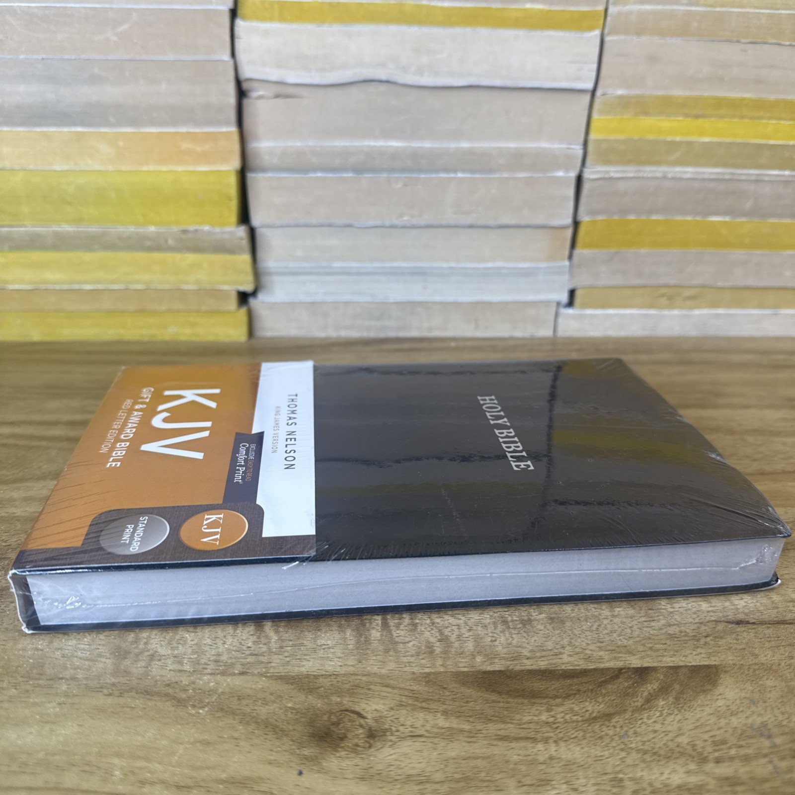 KJV Gift and Award Bible Imitation Leather Black Leatherette New Sealed