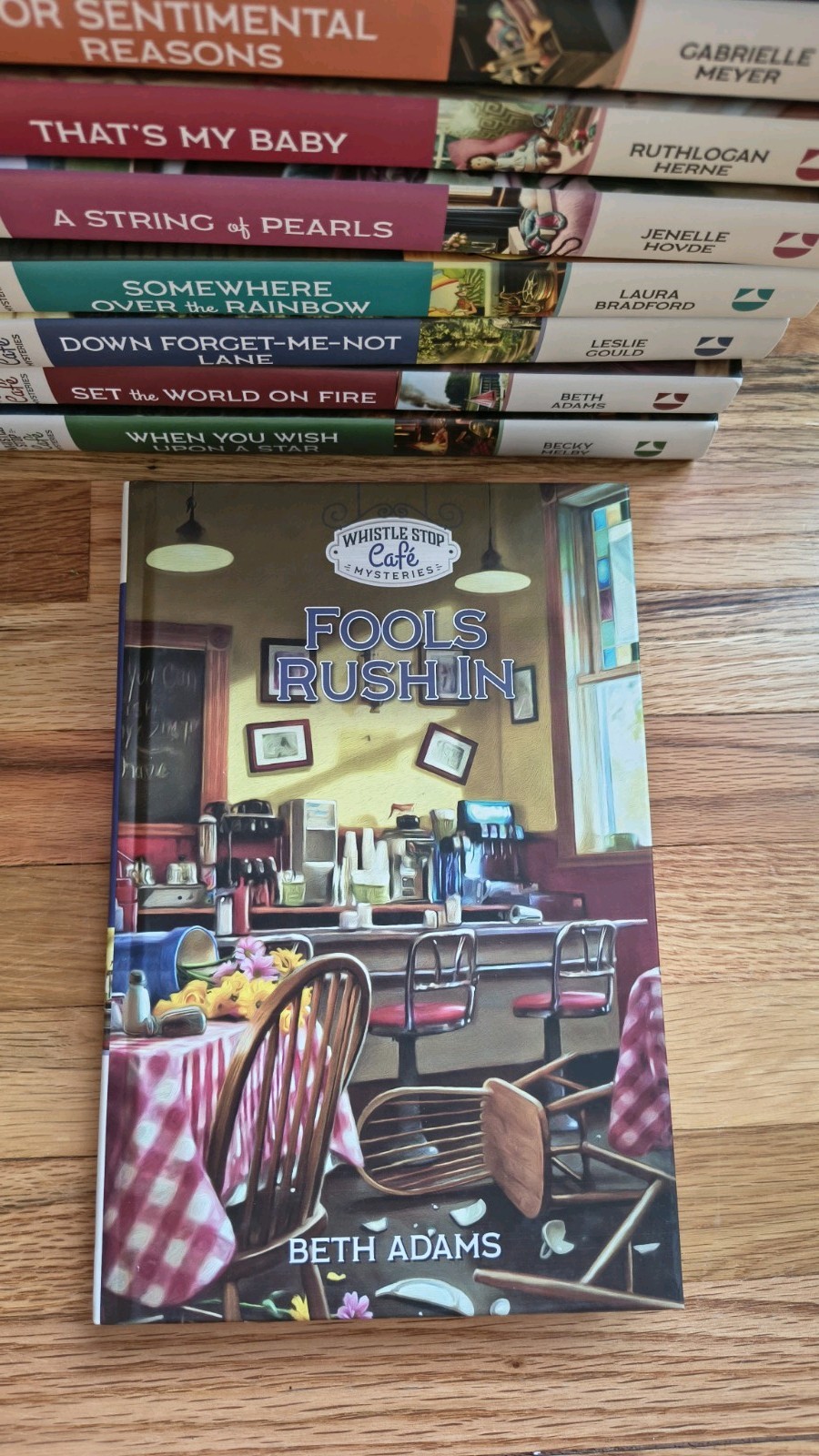 Lot of 15 Whistle Stop Cafe Mysteries Guideposts Christian Cozy Hardcover Set