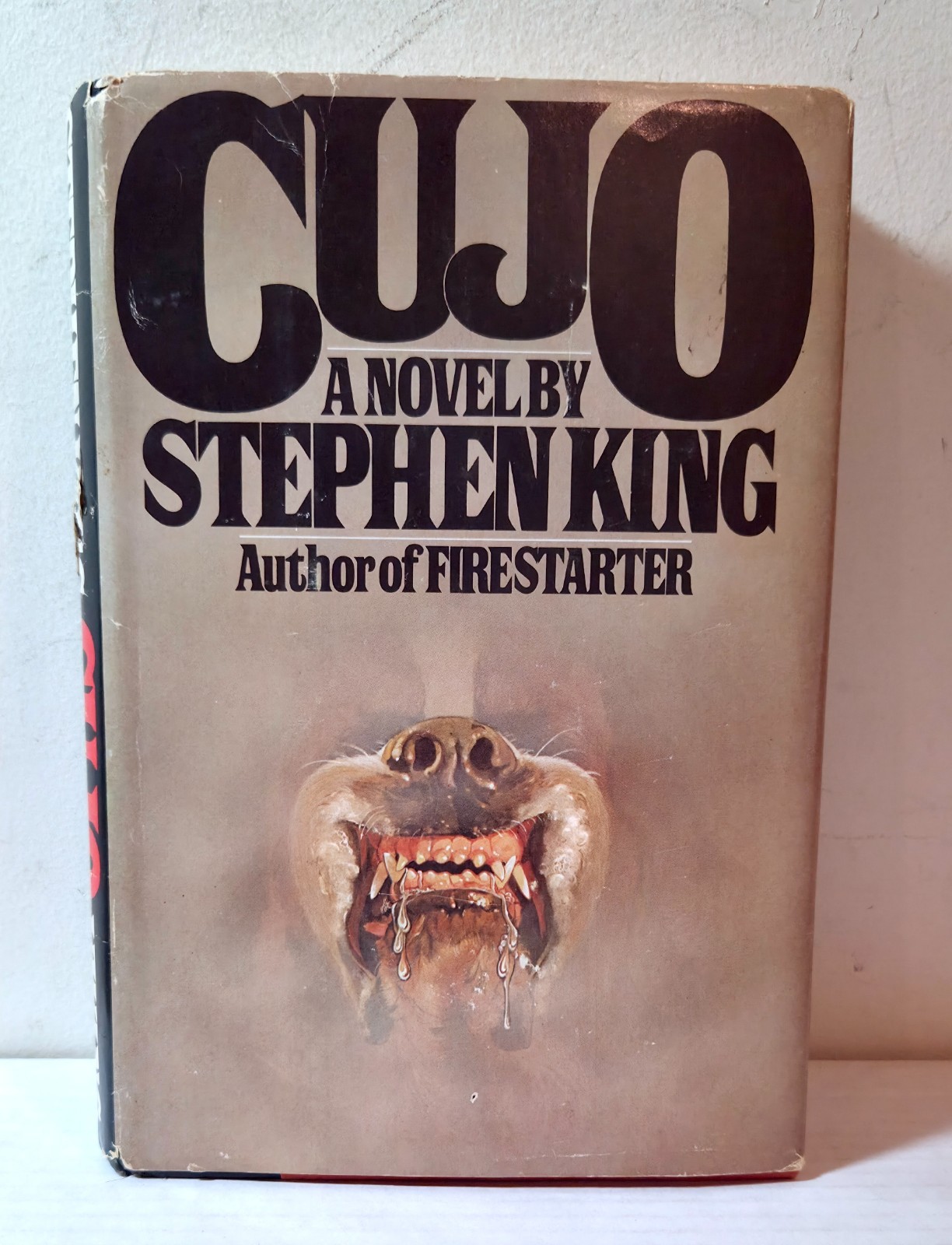 “Cujo” by Stephen King, 1981 Book Club edition