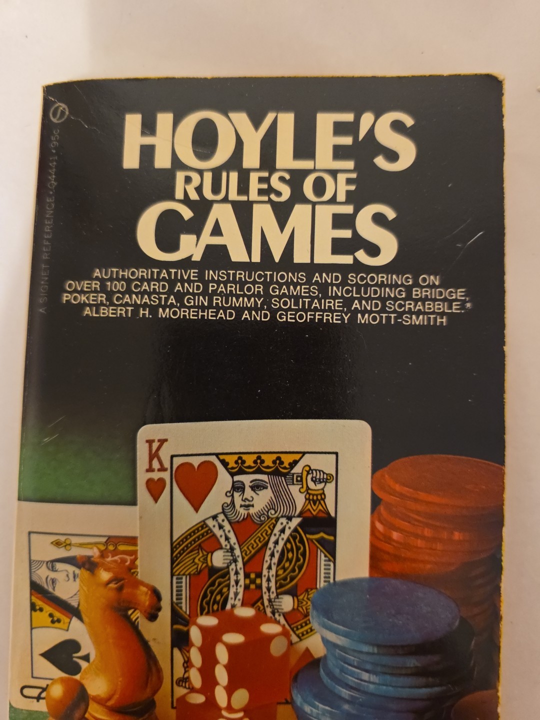 Hoyle’s Rules Of Games Card Albert Morehead And Geoffrey Mott-Smith VINTAGE COPY