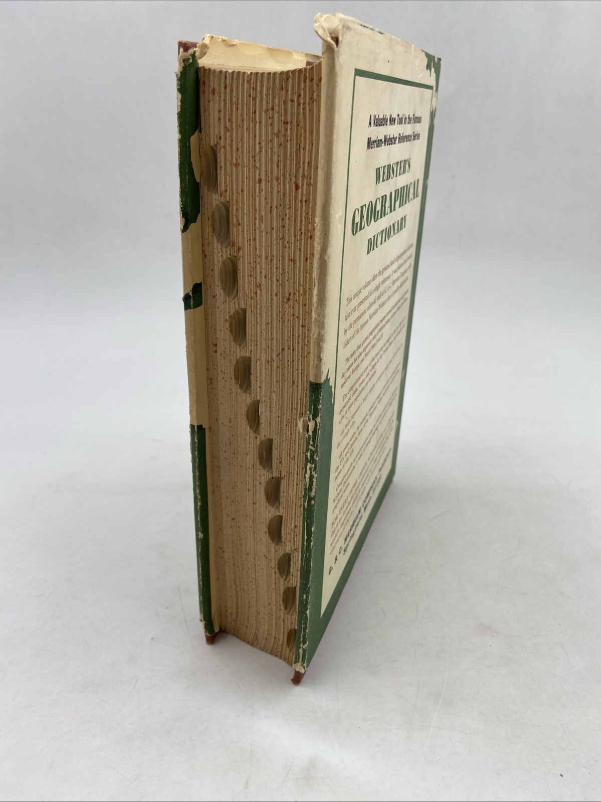 1967 ~ Webster’s Geographical Dictionary ~Thumb-Indexed Hardcover w/ Dust Jacket