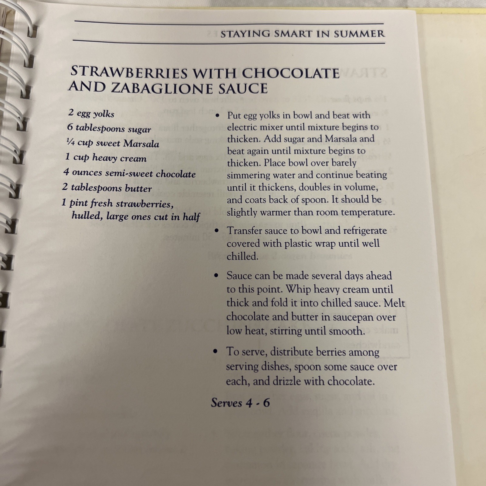 Savoring the Seasons Miller & Driscoll Cookbook Seasonal Recipes HC