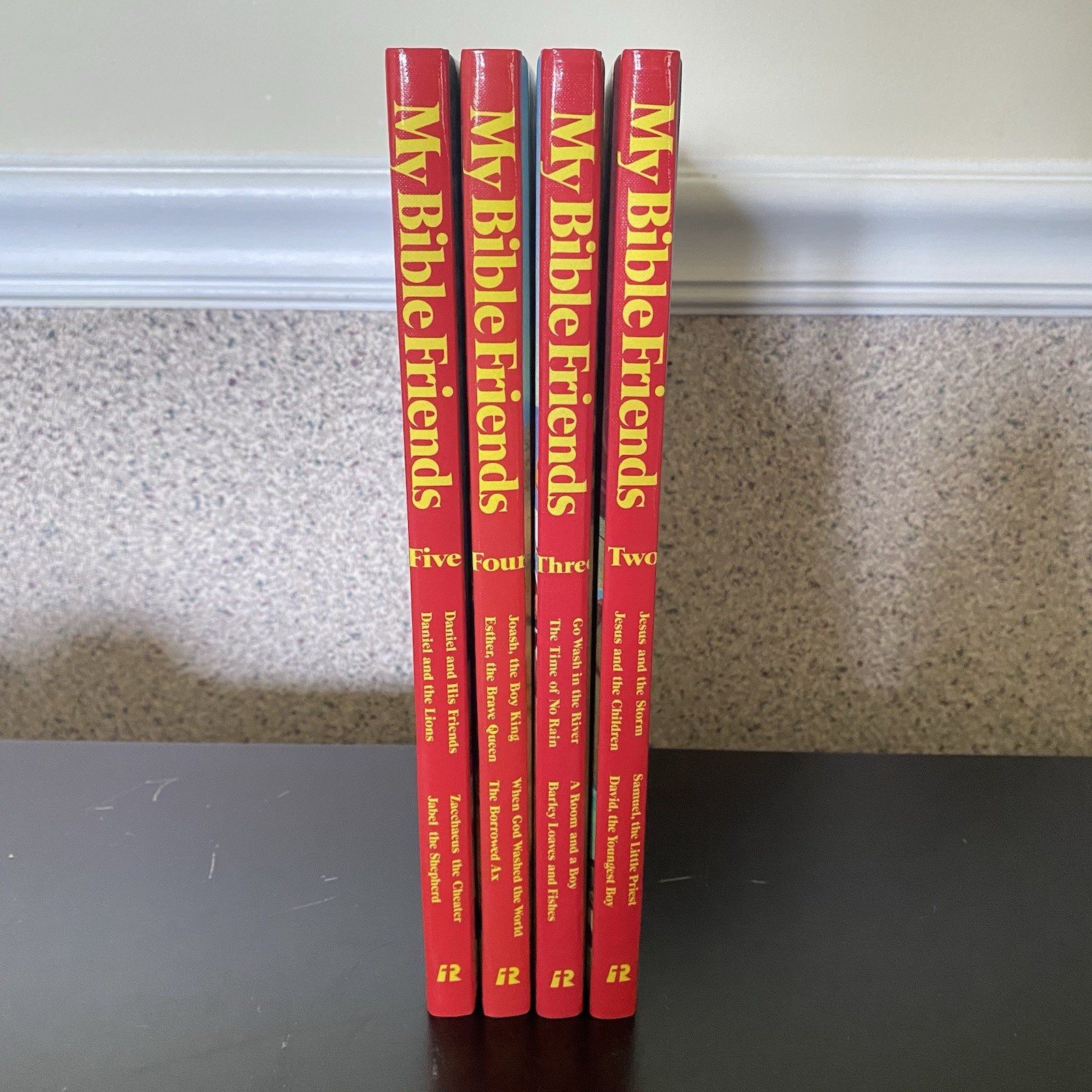 My Bible Friends 4 Volumes Etta B. Degering Books 2,3,4,5 SDA 1977 LIKE NEW
