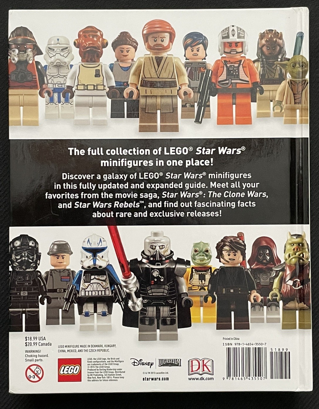 LEGO Star Wars Character Encyclopedia 2015 DK Book / White Boba Fett Minifigure
