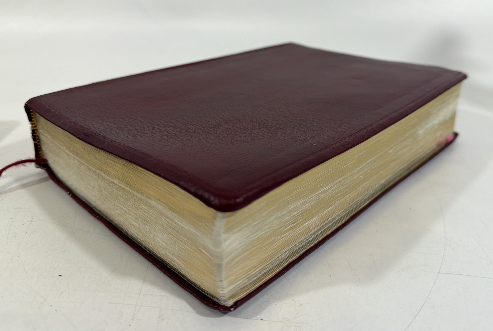 NASB Holy Bible Giant Print Burgundy Leathertex 2002 Foundation Publications